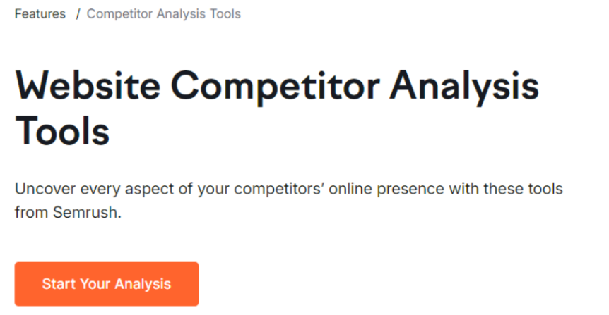 Competitor Analysis