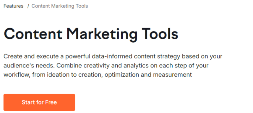 Content Marketing Tools